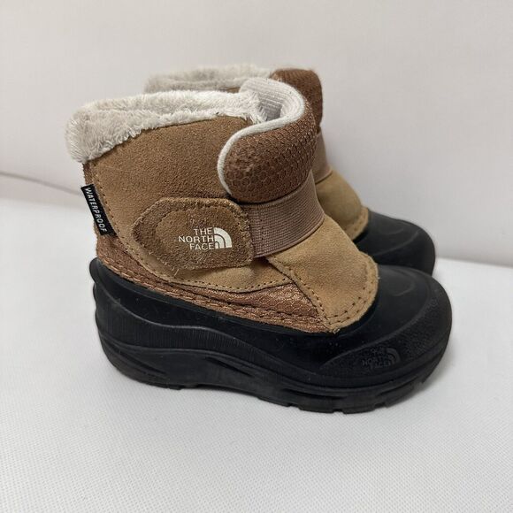 The North Face Kids Brown and Black Snow Boots - Picture 1 of 8